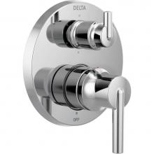 Delta Canada T24959 - Trinsic&#xae; Contemporary Two Handle Monitor&#xae; 14 Series Valve Trim with 6-Setting Integrated